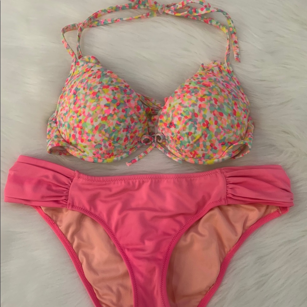 Victoria Secret Multicolored Knockout Bikini S 34A